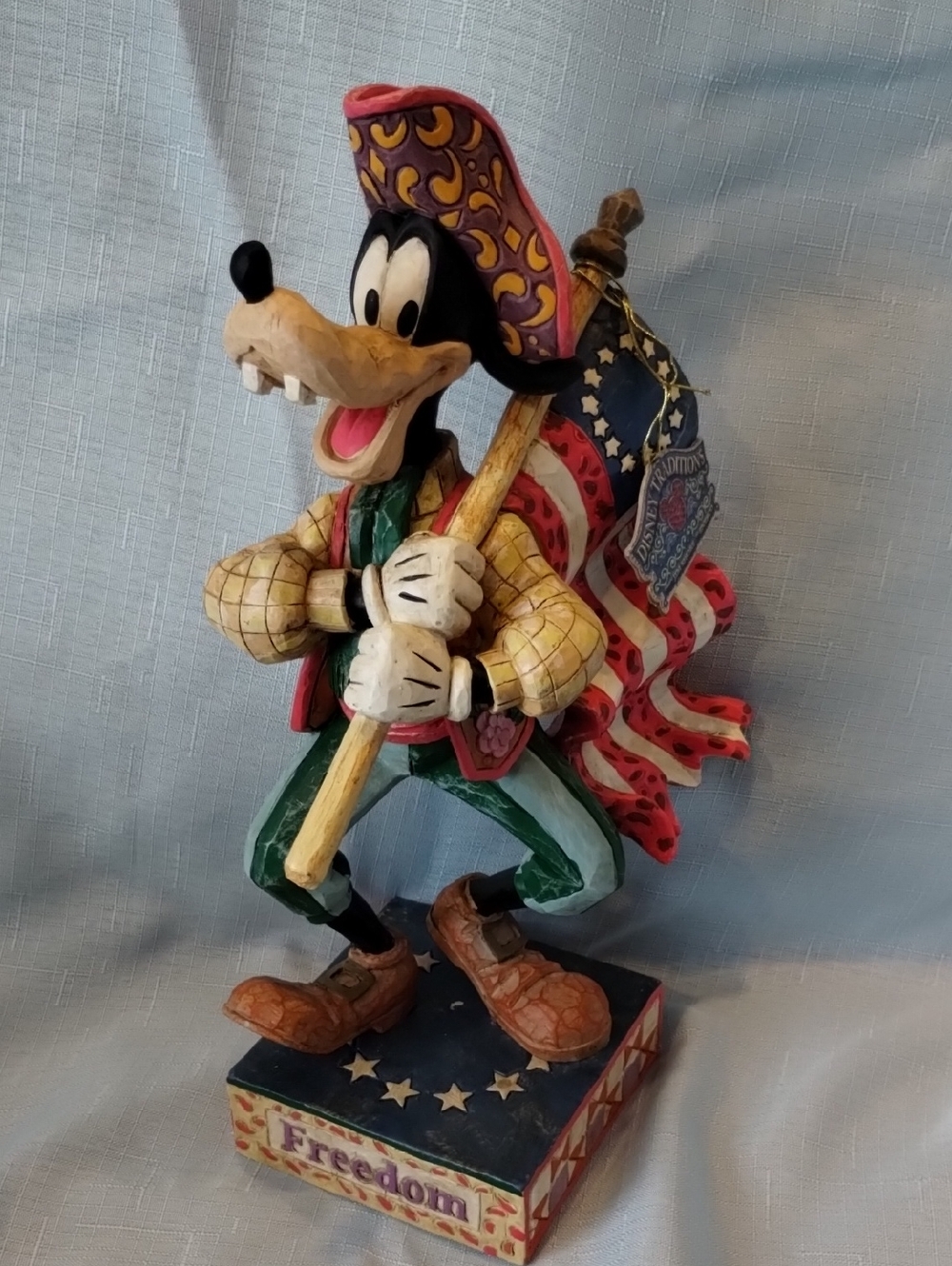 2005 Disney Traditions Jim Shore GOOFY Stars and Stripes of Freedom 4004046